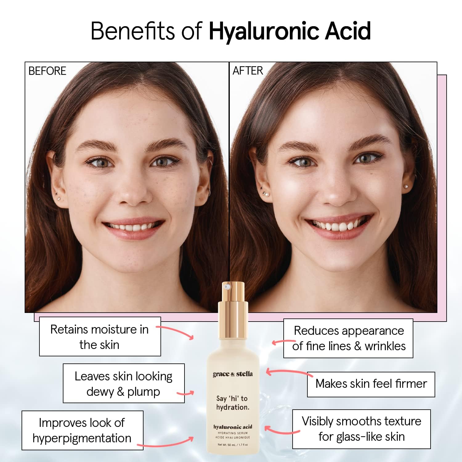grace & stella Award Winning Hyaluronic Acid Serum
