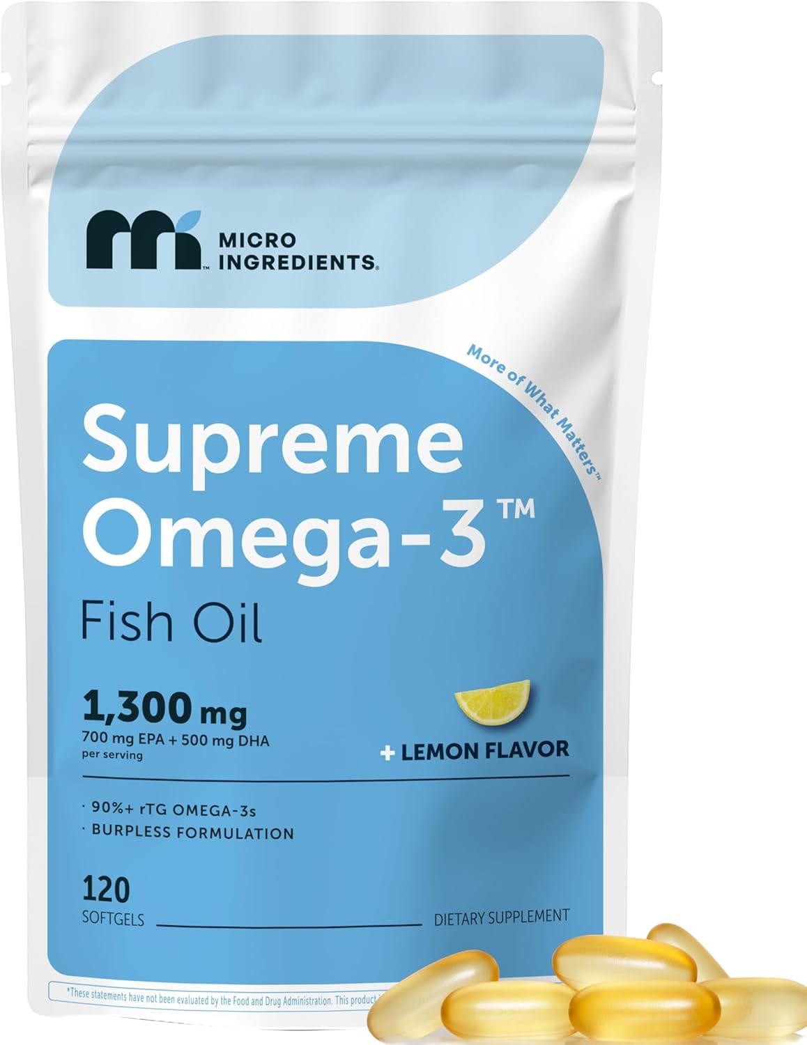 Micro Ingredients Supreme Omega-3 Fish Oil - Image 3