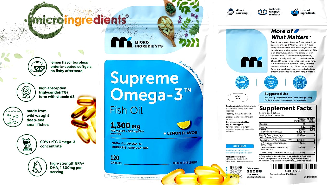Supreme Omega-3 Fish Oil