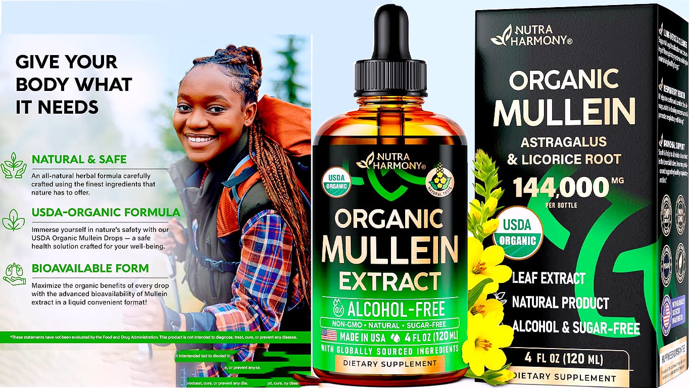 Mullein Drops for Lungs