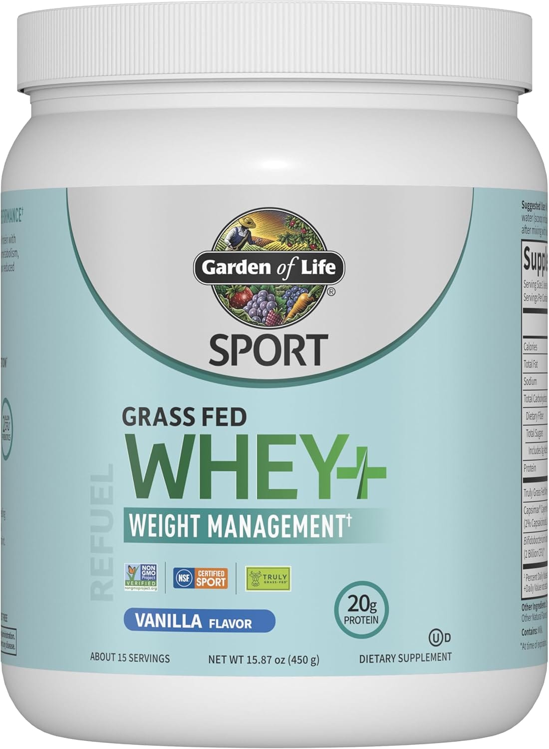 Garden of Life SPORT Whey Plus Weight Management with Amino Energy - Image 6