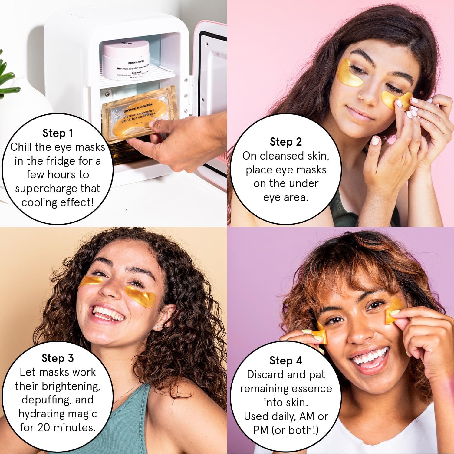 grace & stella Award Winning Under Eye Mask Reduce Dark Circles - Image 7