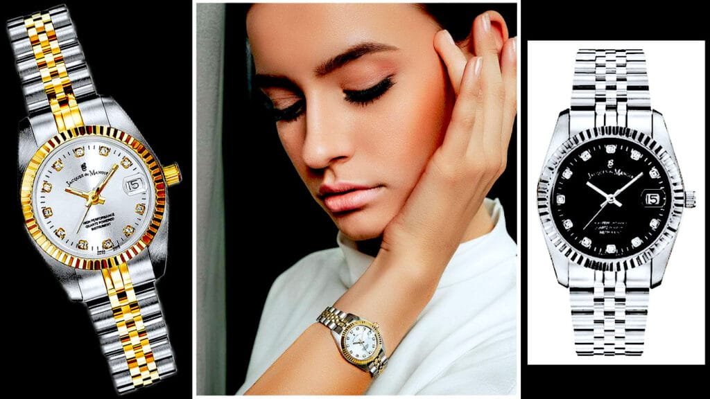 Jacques Du Manoir Inspiration Crystal (26mm) Silver Dial