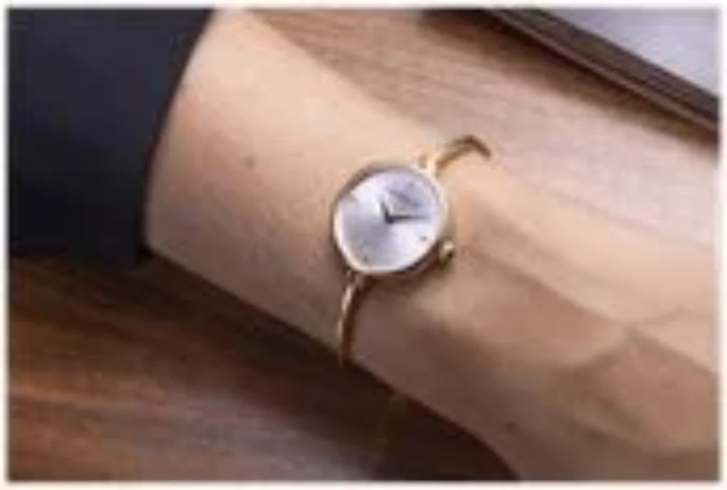 Herbelin Fil Women's Silver Dial Gold PVD Plated Bangle Watch