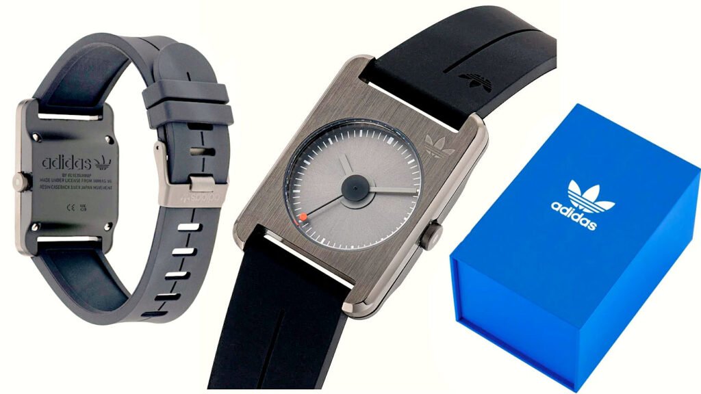 Adidas RETRO POP ONE Gunmetal (31mm) Gunmetal Dial / Black Rubber