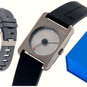 Adidas RETRO POP ONE Gunmetal (31mm) Gunmetal Dial / Black Rubber