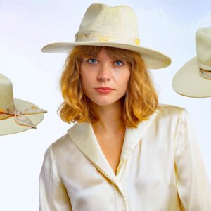 Corsica Mesh Panama Fedora | Ivory