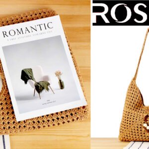 Dark Camel Color Magnetic Shoulder Bag