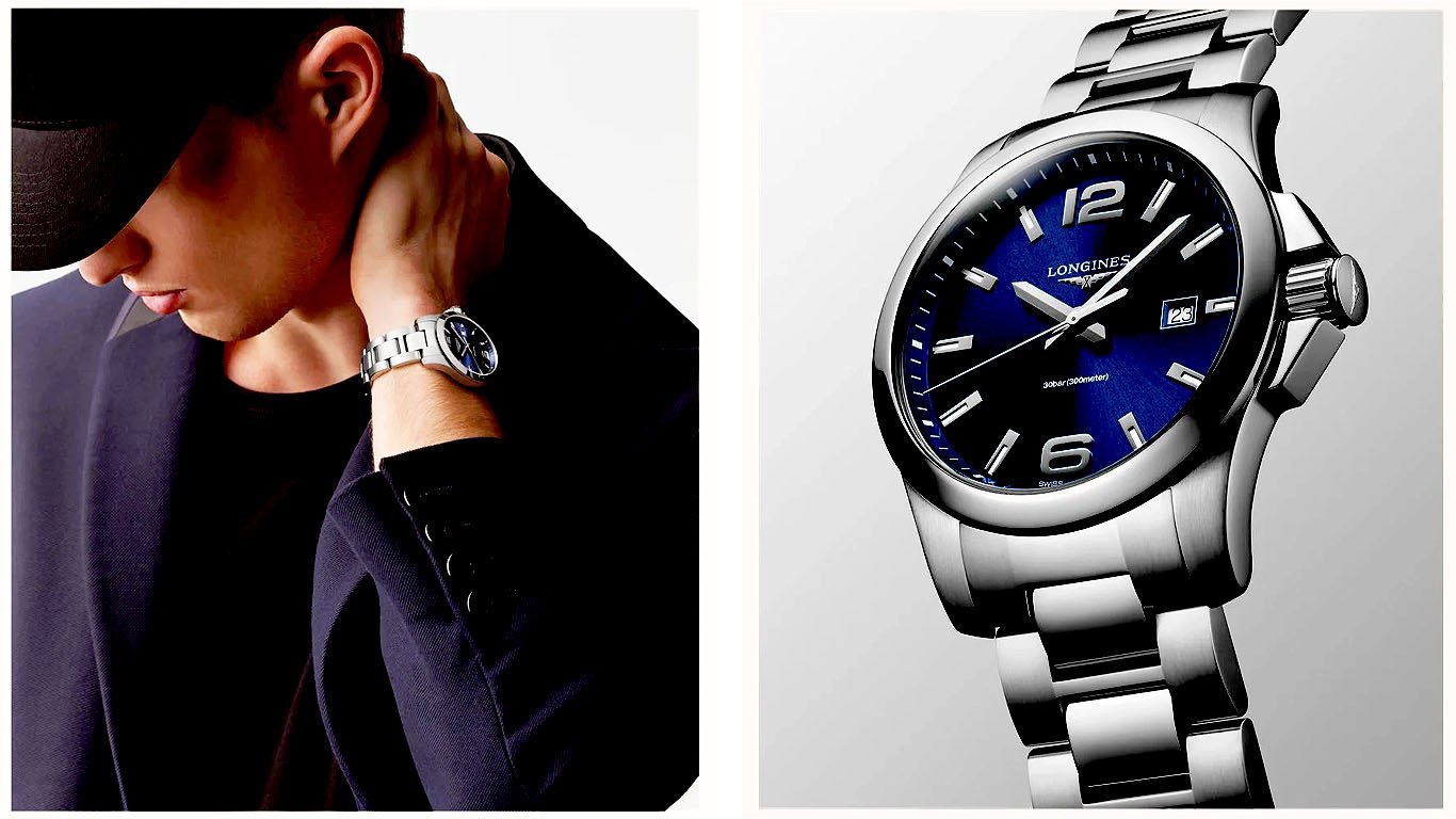 LONGINES Conquest Quartz (43mm) Sunray Blue Dial / Stainless Steel