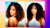 UNice Ombre Brown Burmese Curly Wig With Finger Curly Ends Bye-Bye