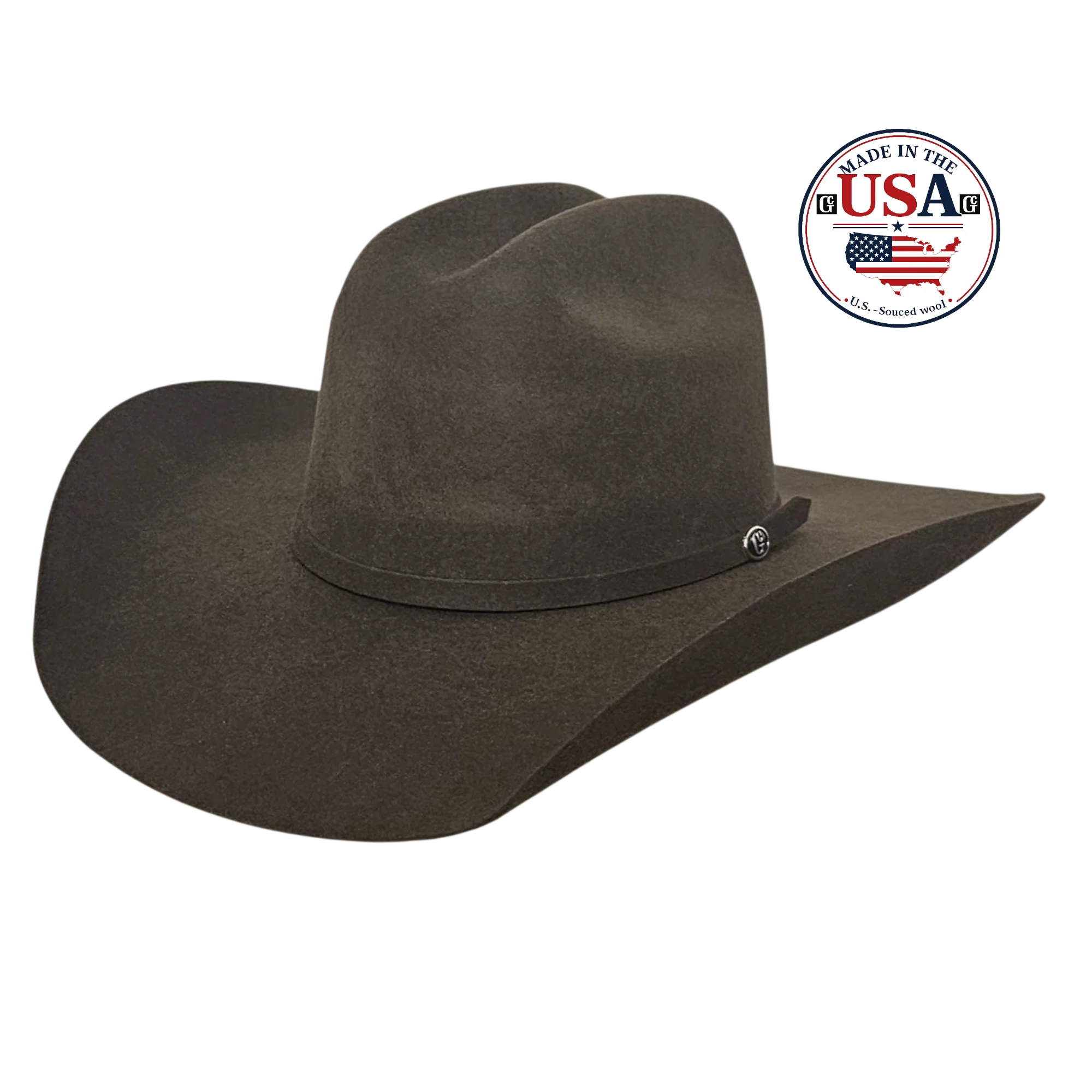 Yellowstone Brown 5X Wool USA Cowboy Hat