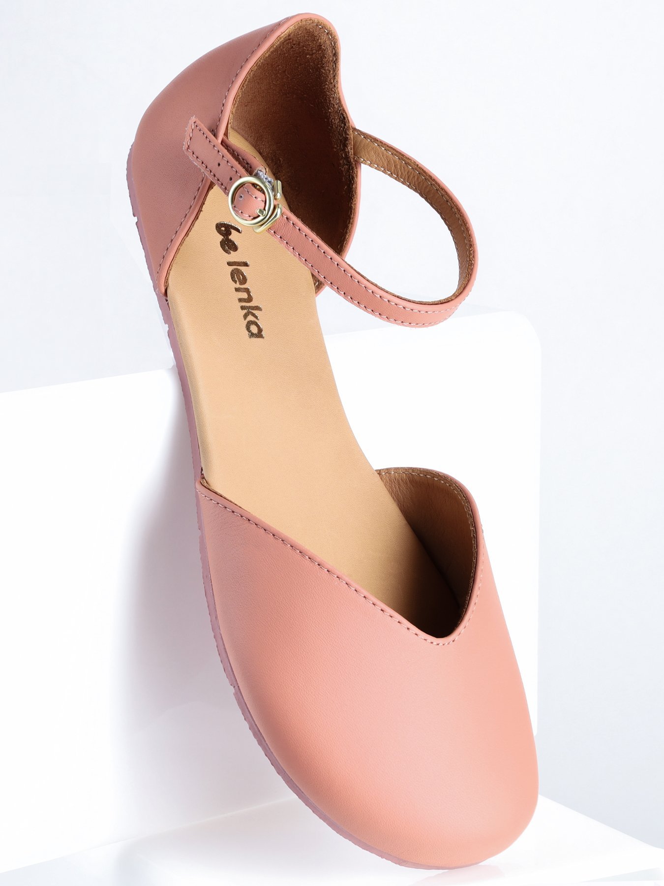Lilea barefoot ballet flats in soft blush nappa leather - Image 3