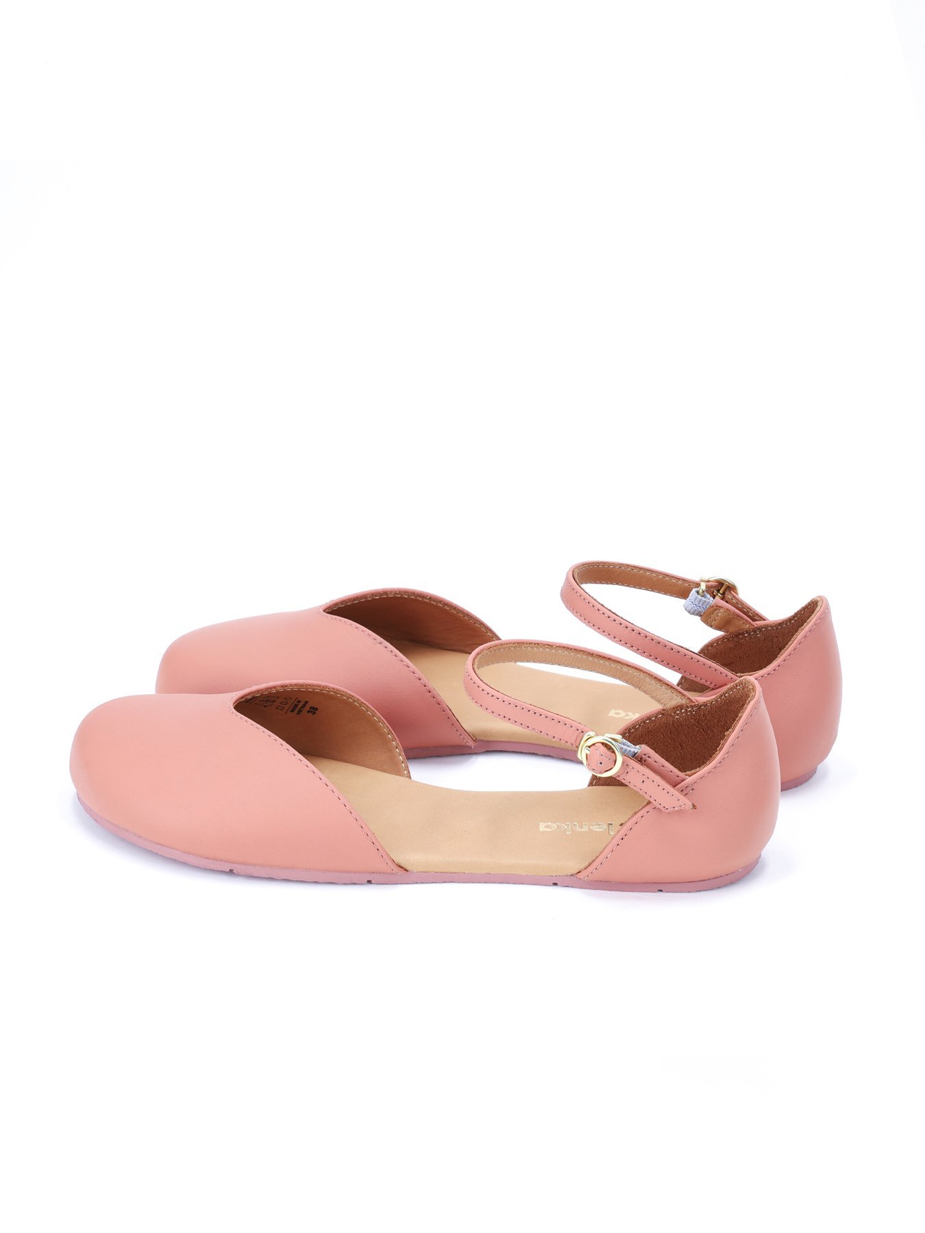 Lilea barefoot ballet flats in soft blush nappa leather - Image 4