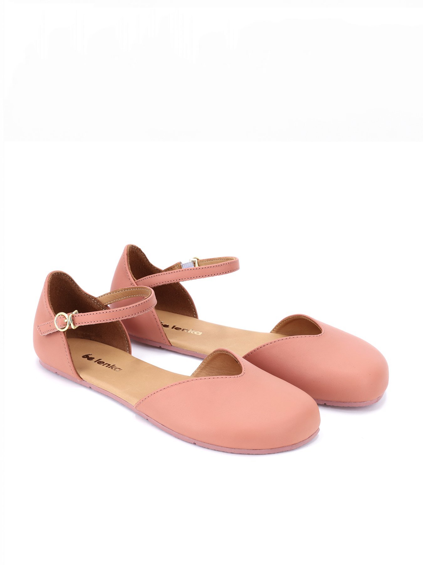 Lilea barefoot ballet flats in soft blush nappa leather - Image 6