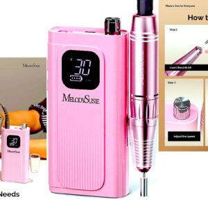 SC300F Clip-On Rechargeable Nail Drill 30,000RPM - Pink about us