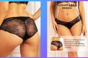 100% Silk Jersey 100% Mulberry Silk Sexy Lace Panty