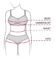 Skin Color V Neck Design Bra