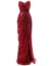 1920s Strapless Sequin Bridesmaid Dress