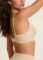 Skin Color V Neck Design Bra