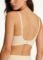 Skin Color V Neck Design Bra