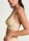 Skin Color V Neck Design Bra