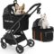 PAWZIDEA Pet Stroller 4 in 1