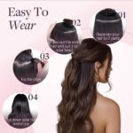 GOO GOO Wire Hair Extensions Human Hair
