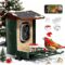 Smart Bird Feeder with Camera Solar Powered 2K HD Video
