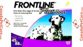 Frontline Plus for Large Dogs 45-88 lbs (Purple)