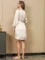100% Mulberry Silk Spaghetti Strap Lace Nightgown & Robe Set