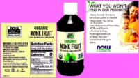 NOW Foods, Certified Organic Monk Fruit Liquid