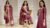 Old Rose Solid Straight Suit Set