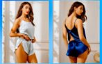 Pure Silk 100% Mulberry Silk Side Slit Flowy Cami Set