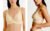 Skin Color V Neck Design Bra