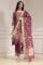 Old Rose Solid Straight Suit Set